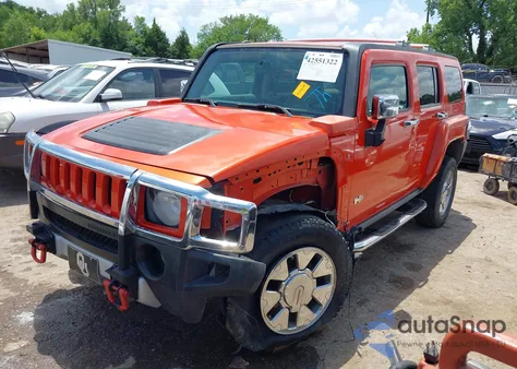 2008 Hummer H3 Suv H3X z USA, uszkodzony, nr VIN 5GTEN13E288147009